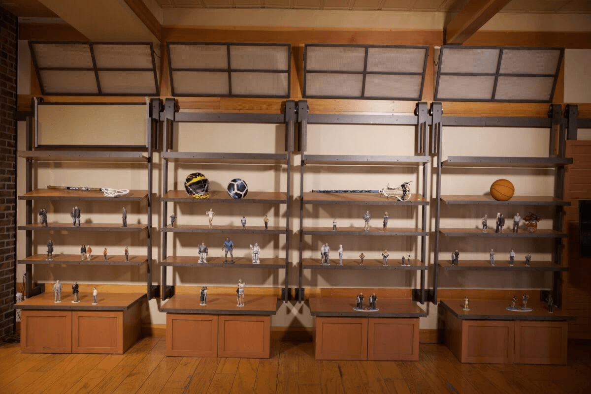 3D figurine showroom